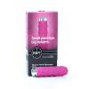 Розовый вибромассажер с рельефной поверхностью серии Charms Lace - Raspberry Pink